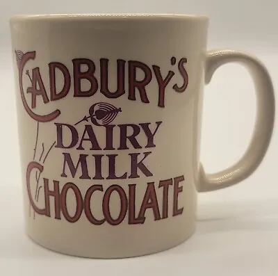 Staffordshire Cadbury Cadbury’s Dairy Milk Chocolate Art Nouveau Advertising Mug • $27.26