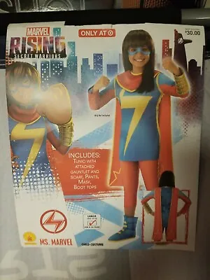 Ms Marvel Large 12-14 Costume Halloween Dress Up • $17.67