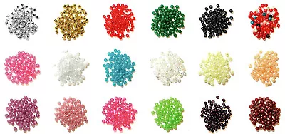 Craft Factory Round Pearl Beads 4mm Pack Of 7g Approx • £2.99