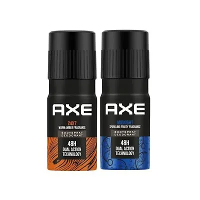 £22.93 • Buy Axe Recharge Midnight Deodorant For Men 150ml (Pack Of 2)