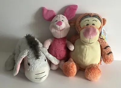 £5.99 • Buy Winnie The Pooh Bundle 13” Tigger 10” Eeyore 13” Piglet Plush Soft Toys