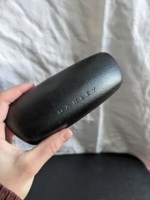 Oakley Black Leather Hard Shell Sunglasses Glasses Case Good Used Condition  • $6