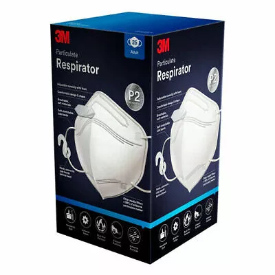 3M P2 Disposable Particulate Respirator 9123EN-25 Mask - Pack Of 25 • $85.50