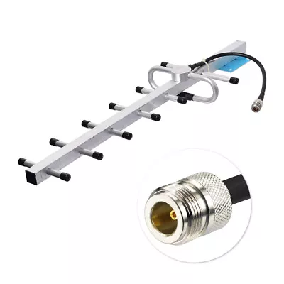 GSM 850MHz 900MHz 10dBi Yagi Antenna For Cell Phone Signal Booster Repeater • $23.99