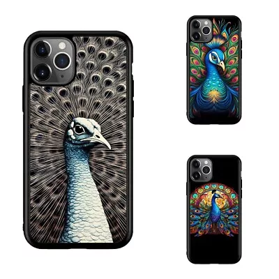 Anti-fall Case For IPhone 11 12 13 Pro Max Mini Rainbow Peacock • $19.79