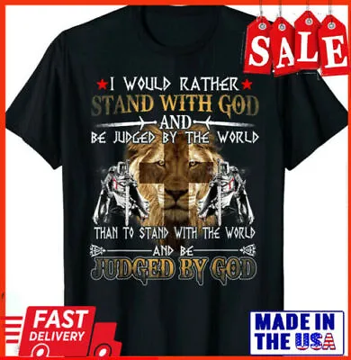 Warrior Of God Tee Gifts Stand With God Christian Knight Templar T-SHIRT Us Size • $18.03