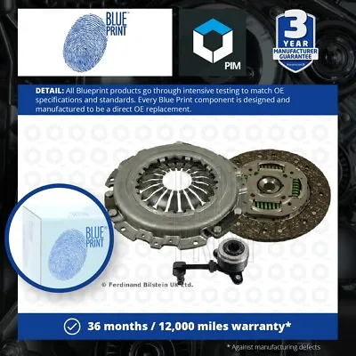 Clutch Kit 3pc (Cover+Plate+CSC) 216mm ADR163050 Blue Print 4152500015 Quality • £103.70