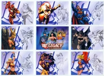  Complete Base Card Set 1-50  Dc Legacy Batman Superman Supergirl Wonder Woman • $9.99