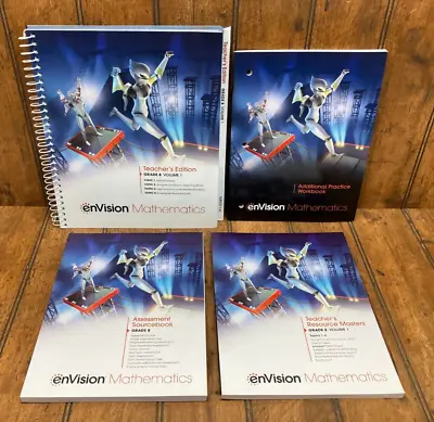 EnVision Mathematics Grade 8 Vol. 1 - Teacher's Edition + Extras - Savvas - New • $60