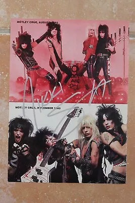 Nikki Sixx Signed Motley Crue 8x10 Magazine Photo Autographed The Dirt Tour Mars • $50.66