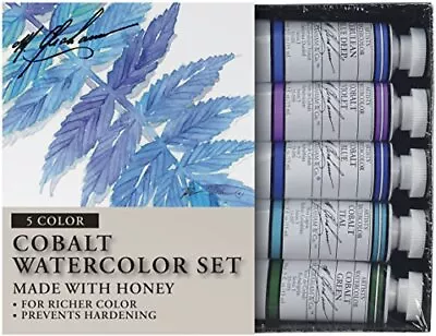 Graham Tube Watercolor Paint Cobalt Mix 5color Set 1/2ounce • $119.11