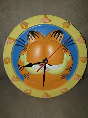 Extremely Rare! Garfield Diner Vintage Polyresin Figurine Wall Clock • $195