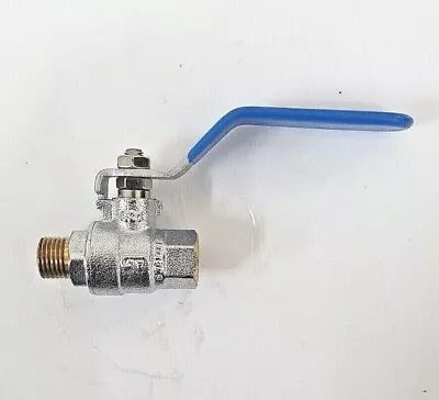 £6.99 • Buy 1/4 Bsp Female X 1/4 Bsp Male Ball Lever Valve Long Handle