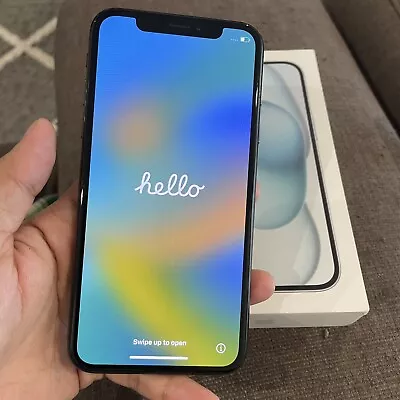 Apple IPhone X - 256GB - Space Grey (Unlocked; NO FACE ID) • $73