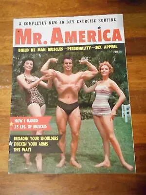 MR AMERICA Bodybuilding Muscle Magazine BILLY HILL 2-59 • $19.99