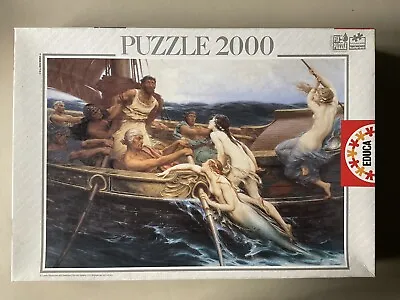 Educa 2000 Piece Jigsaw Puzzle - ULYSSES AND THE SIRENS - DRAPER - NEW • £38