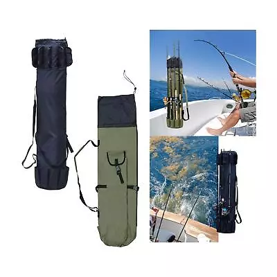 Fishing Rod Case Fishing Reel Organizer Bag Waterproof Travel Rod Holder • $41.83