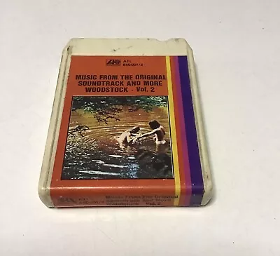 Music From The Original Soundtrack And More Woodstock Vol 2 Vintage 8 Track Tape • $6.30