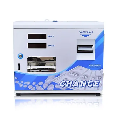 Coin Change Machine Single Hopper Bill Acceptor Validator Changer 1$ 5$ 10$ &20$ • $904