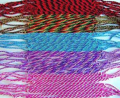 Thai Cotton  Friendship Band Bracelet - 5 Colours To Choose From !!     New !! • £1.99