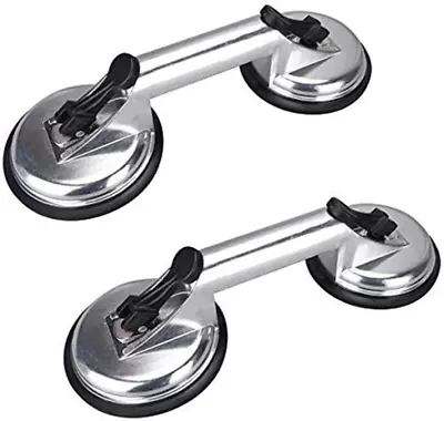 2 Pack Glass Suction CupAluminium Heavy Duty Vacuum Lifter For Moving Glass/Win • $37.78