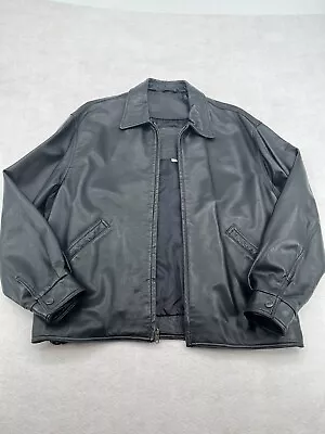 COACH Genuine Leather Jacket - Bomber Motorcycle Jacket Large F4K0923 • $150