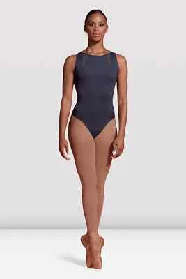 £19.99 • Buy Mirella By Bloch Dance, Ladies High Neck Tank Leotard, Pewter Size Petite UK 6