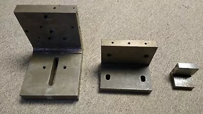 Angle Plate Milling Grinding Fixture Toolmaker Machinist Mill Lot Of 3 • $73.99