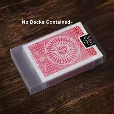 Air Sheath Plastic Protector Case For Playing Cards Deck~Protect Magic Packs • £1.50
