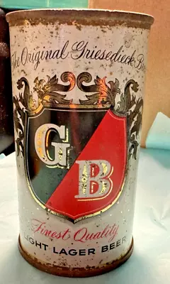 Gb - Griesedieck Bros Light Lager Beer Griesedieck Bros. Brewery Saint Louis Mo • $5.99