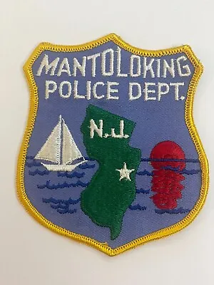 Mantoloking New Jersey Police Dept. Patch American US Law Enforcement • $6.21