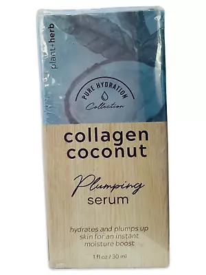 Pure Hydration Collection Collagen Coconut Plumping Serum 1oz NIB Fast Ship • $14.95