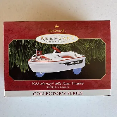 Hallmark Keepsake Ornament 1968 Murray Jolly Roger Flagship Boat NEW • $4.89