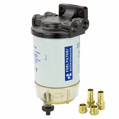 10 Micron Boat Fuel Filter Marine Fuel Water Separator Mercury/Yamaha Outboard • $34