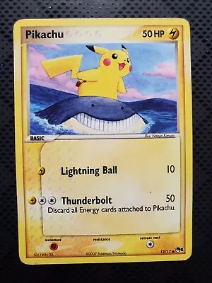 $10 • Buy Pokemon (Non-Holo) PIKACHU Card (POP SERIES-5) Set 12/17 Common PROMO (2007)