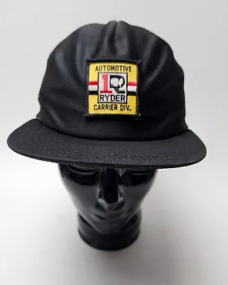 Vintage 80s Ryder Truck Automotive Carrier Division Trucker Cap Hat Mesh USA • $24.90