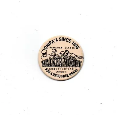 HI Hawaii Onipa'a Walker Moody Construction Milk Cap POG POGs Game Piece • £7.30