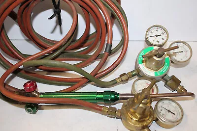 Dayton & Victor Welding Torch /w  Hoses And Gauges AO1071506 • $90.95