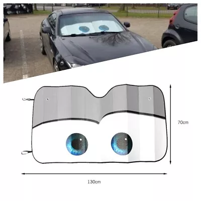 Gray Cartoon Window Windscreen Cover Sun Shade Auto Sun Visor Car Covers Eye • $29.59