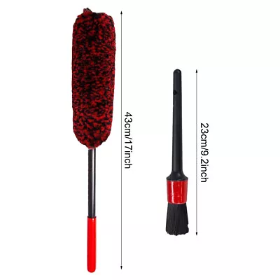 Flexible Wheel Rim Cleaning Brush For Car Motorcycle Detail Tire Woolies • $20.46