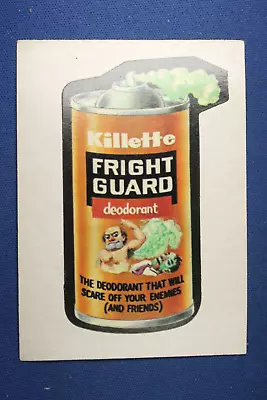 1973 Topps Series 3 - Wacky Packages -  Fright Guard Deodorant  - Authentic • $2
