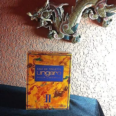 VTG Ungaro Pour L' Homme II EDT 2.5oz  ~ Listed As A Top 10 VTG Fragrance  • $159