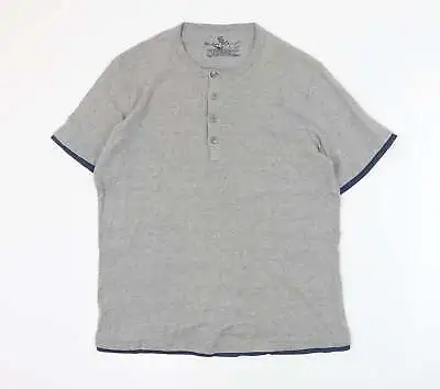 £4 • Buy Urban Spirit Mens Grey Cotton T-Shirt Size S Round Neck