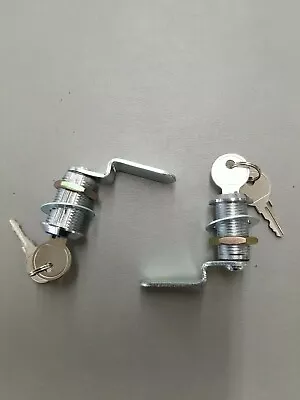 $11.95 • Buy (2) RV Camper Baggage Compartment Door Cam Secure Lock Latch Assemblys