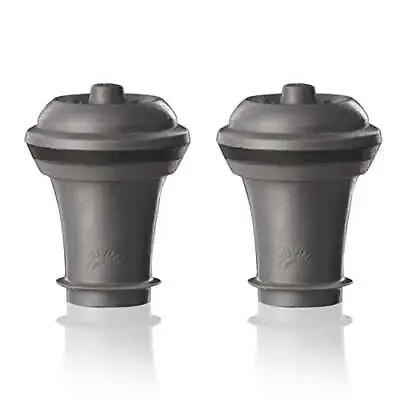 Vacu Vin Wine Saver Vacuum Stoppers 2 Set Gray Compatible With Vacum Vin Wine • $19.99