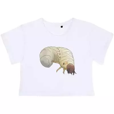 'Beetle Grub' Women's Cotton Crop Tops (CO040854) • $25.54