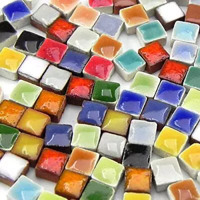 Ceramic Tile 3/16 Inch 5mm Mosaic Tiles For Arts And Crafts 1000 Pieces 20 C... • $27.45