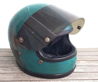 Vintage Italian Boeri Mod. Indy Helmet From The 70s XL Size Vespa Customized • $189.99