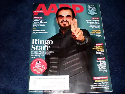 RINGO STARR  AARP Magazine  Dec.2023/Jan.2024  BRAND NEW!!   Beatles • $10