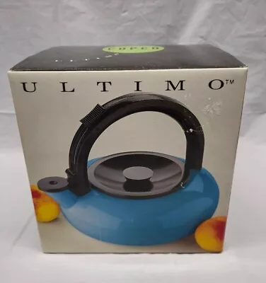 Copco Enamel Tea Kettle Sky Blue New In Box Modern Design Teapot  • $76.50